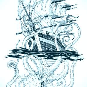 Раскраска Осьминога