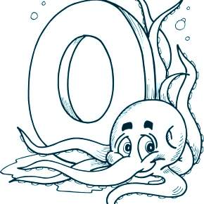 Раскраска Осьминога