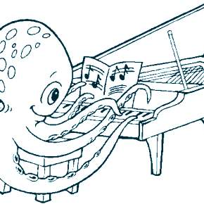 Раскраска Осьминога