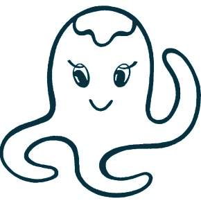 Раскраска Осьминога