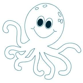 Раскраска Осьминога