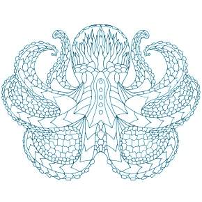 Раскраска Осьминога