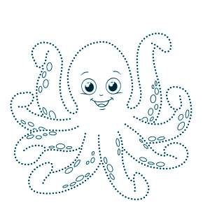 Раскраска Осьминога