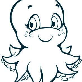 Раскраска Осьминога