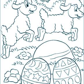 Раскраска Овечка Раскраска Овечка