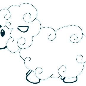 Раскраска Овечка Раскраска Овечка