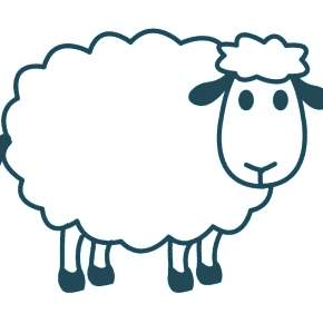 Раскраска Овечка Раскраска Овечка