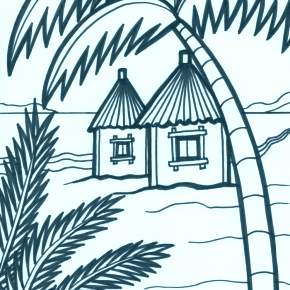 Раскраска Пальма