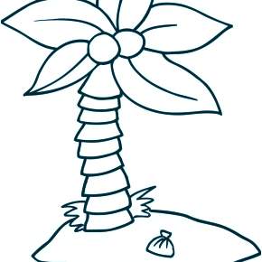 Раскраска Пальма