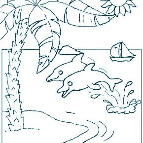 Раскраска Пальма