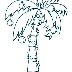 Раскраска Пальма