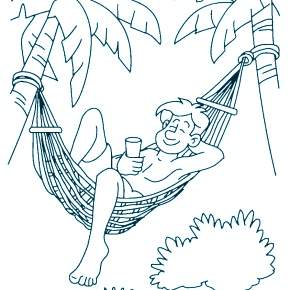 Раскраска Пальма