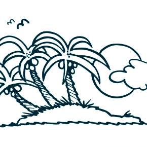 Раскраска Пальма