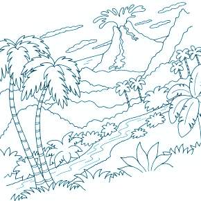 Раскраска Пальма