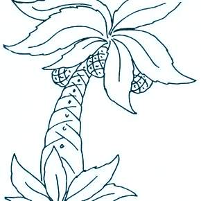 Раскраска Пальма