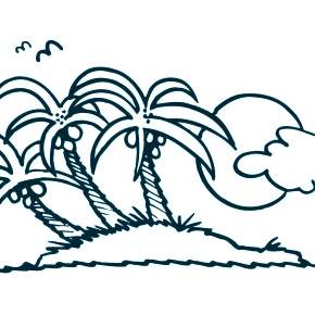 Раскраска Пальма