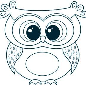 Раскраска Сова Раскраска Сова