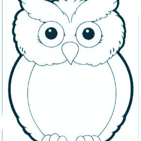 Раскраска Сова Раскраска Сова