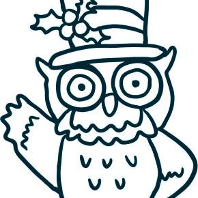 Раскраска Сова Раскраска Сова