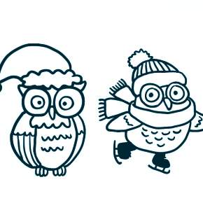 Раскраска Сова Раскраска Сова