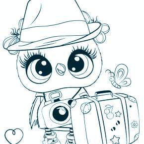 Раскраска Сова Раскраска Сова