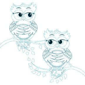 Раскраска Сова Раскраска Сова