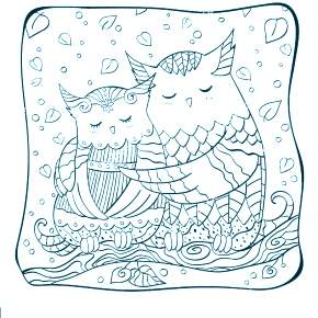 Раскраска Сова Раскраска Сова