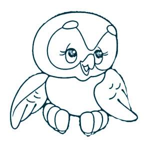 Раскраска Сова Раскраска Сова