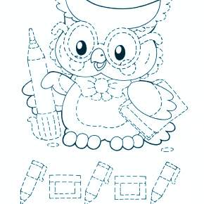 Раскраска Сова Раскраска Сова