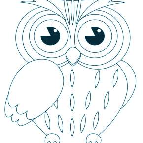 Раскраска Сова Раскраска Сова