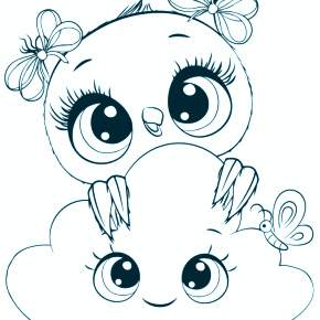 Раскраска Сова Раскраска Сова