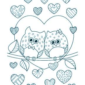 Раскраска Сова Раскраска Сова
