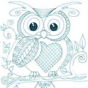 Раскраска Сова Раскраска Сова