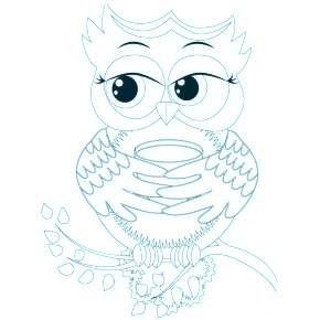Раскраска Сова Раскраска Сова