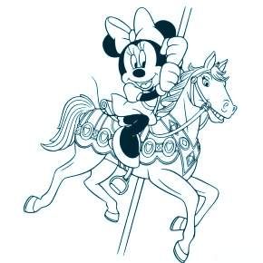 Раскраска Карусель Раскраска Карусель