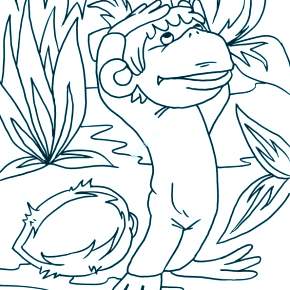 Раскраска 38 Попугаев Раскраска 38 Попугаев