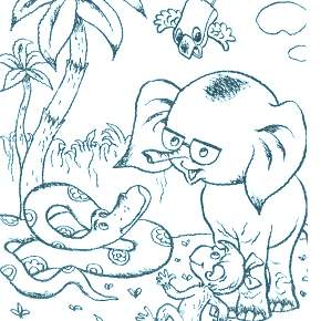 Раскраска 38 Попугаев Раскраска 38 Попугаев