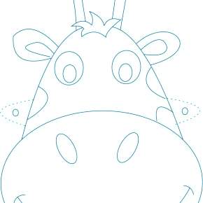 Раскраска Жирафа