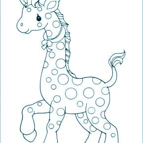 Раскраска Жирафа