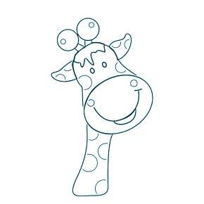Раскраска Жирафа