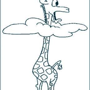Раскраска Жирафа
