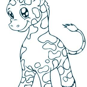 Раскраска Жирафа