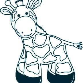Раскраска Жирафа