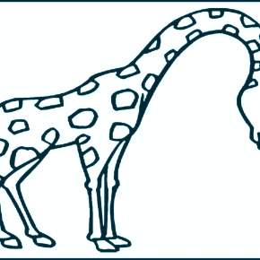 Раскраска Жирафа