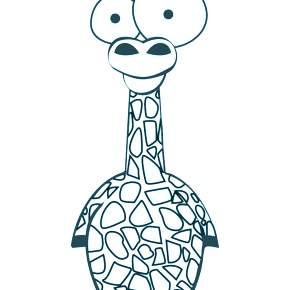 Раскраска Жирафа