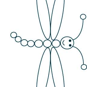 Раскраска Стрекоза