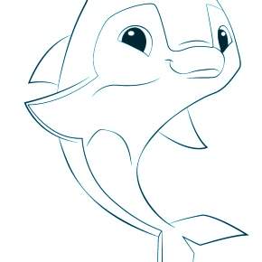 Раскраска море и Дельфины Раскраска море и Дельфины