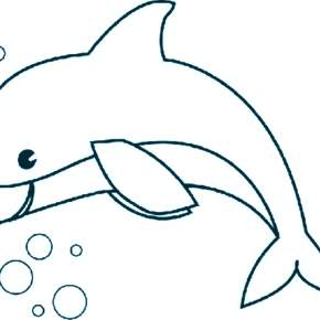 Раскраска море и Дельфины Раскраска море и Дельфины