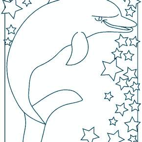 Раскраска море и Дельфины Раскраска море и Дельфины