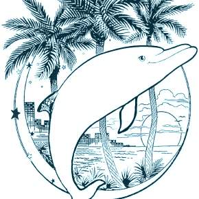 Раскраска море и Дельфины Раскраска море и Дельфины